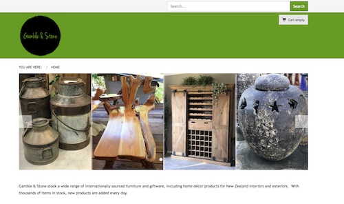Gamble & Stone website built by iSystems