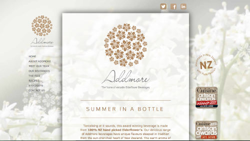 Addmore website built by iSystems