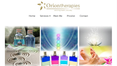 Orion Therapies website built by iSystems